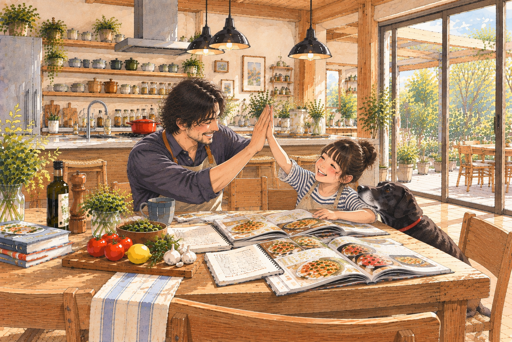 大人の秘密基地がある平屋という選択③|料理を愉しむご主人